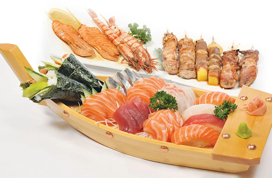 Menu Pacifique Sushis Bateau de sushis