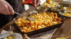 Gratin de pommes de terre, poireaux et carottes : fondant, bien doré et vraiment ultra facile à préparer