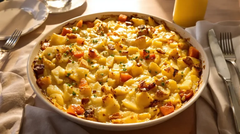 Gratin de pommes de terre, poireaux et carottes : fondant, bien doré et vraiment ultra facile à préparer