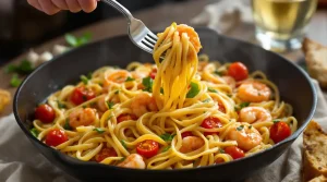 Fini les pâtes aux crevettes sèches : cette sauce au vin blanc et basilic change tout en 15 minutes