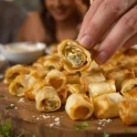 J’ai trouvé l’apéro idéal pour les fêtes : mes roulés à la pâte filo font un carton, prêts en 15 min