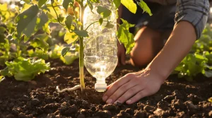 Potager : depuis que j’utilise ces déchets de bouteille, j’arrose moins et les limaces ne reviennent plus