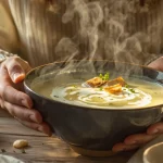 « Une de mes soupes préférées » : mon velouté blanc fondant, plein de goût et bon pour la santé